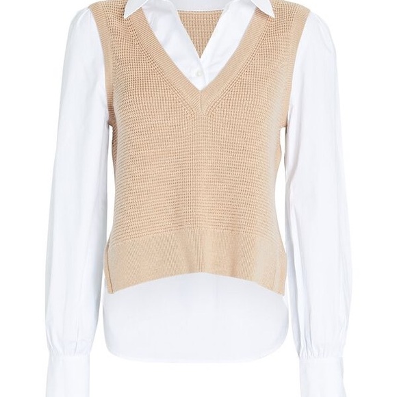 Veronica Beard Mixed Media Vest - Picture 12 of 13